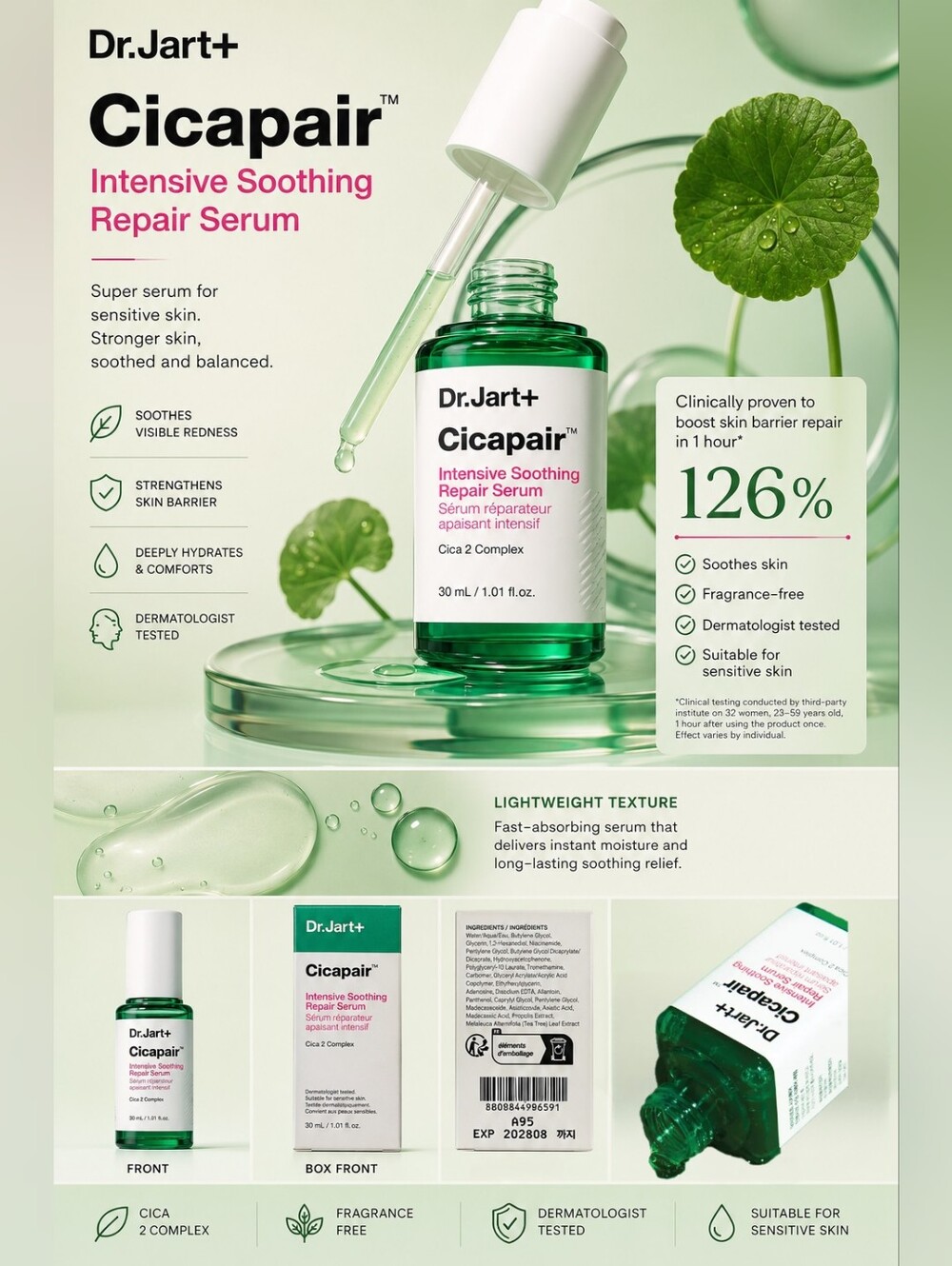 Dr.Jart+ Cicapair Intensive Soothing Repair Serum